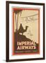 Travdel Poster for Imperial Airways-null-Framed Art Print