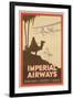 Travdel Poster for Imperial Airways-null-Framed Art Print