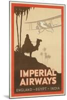 Travdel Poster for Imperial Airways-null-Mounted Art Print