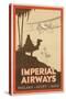 Travdel Poster for Imperial Airways-null-Stretched Canvas