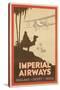 Travdel Poster for Imperial Airways-null-Stretched Canvas