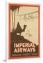 Travdel Poster for Imperial Airways-null-Framed Art Print