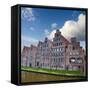 Trave River, Lubeck, Germany-Acnaleksy-Framed Stretched Canvas