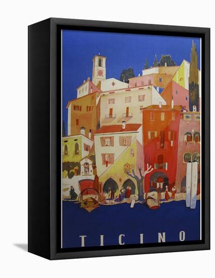 Travel 0100-Vintage Lavoie-Framed Stretched Canvas