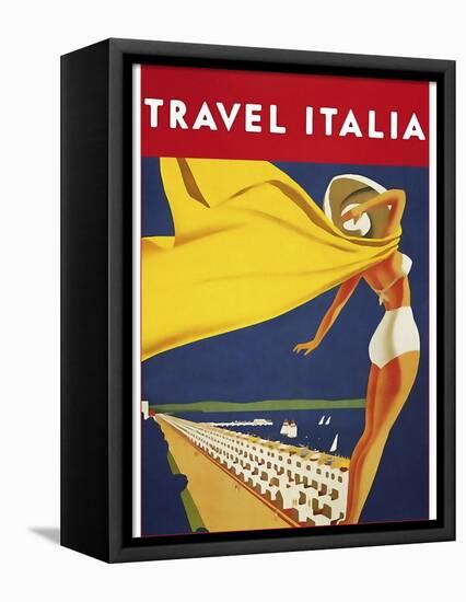 Travel 0144-Vintage Lavoie-Framed Stretched Canvas