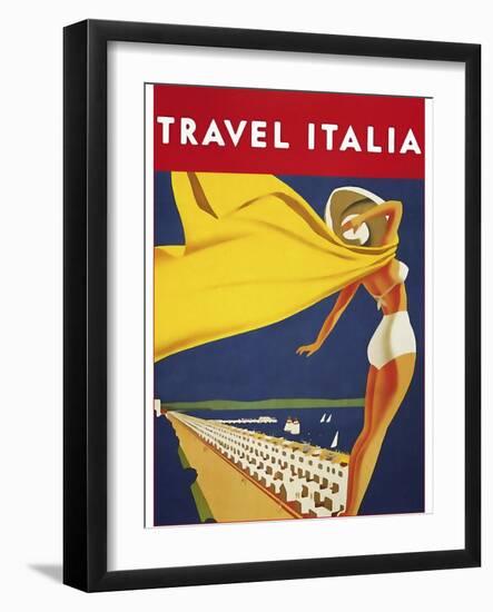 Travel 0144-Vintage Lavoie-Framed Giclee Print