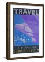 Travel: Air, Land Sea-David Studwell-Framed Giclee Print