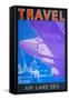 Travel: Air, Land Sea-David Studwell-Framed Stretched Canvas