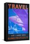 Travel: Air, Land Sea-David Studwell-Framed Stretched Canvas