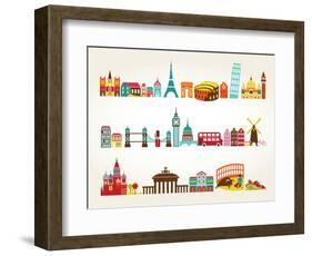 Travel And Tourism Locations-Marish-Framed Art Print