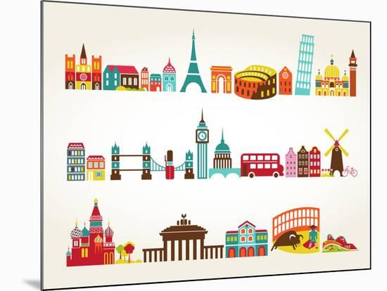 Travel And Tourism Locations-Marish-Mounted Art Print