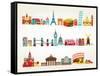 Travel And Tourism Locations-Marish-Framed Stretched Canvas