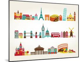 Travel And Tourism Locations-Marish-Mounted Art Print