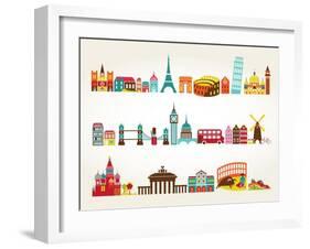 Travel And Tourism Locations-Marish-Framed Art Print