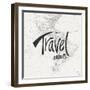 Travel Awaits-Elizabeth Medley-Framed Art Print