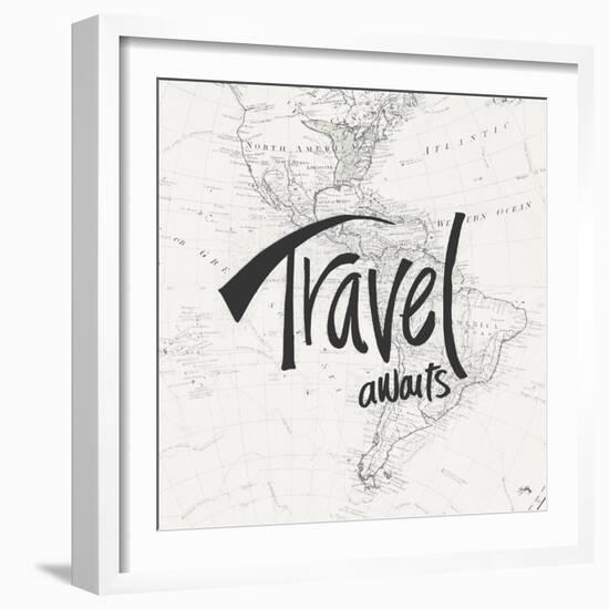 Travel Awaits-Elizabeth Medley-Framed Art Print