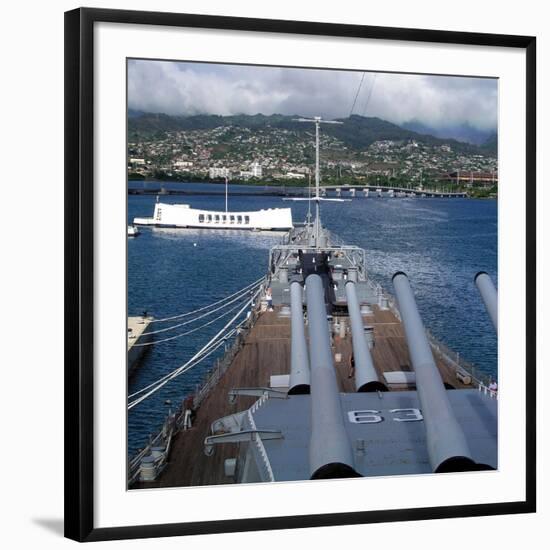 Travel Battleship Missouri-Katherine Nichols-Framed Photographic Print