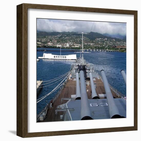 Travel Battleship Missouri-Katherine Nichols-Framed Photographic Print