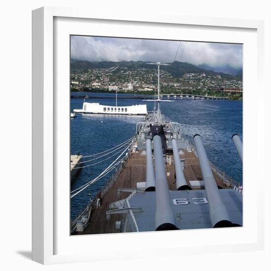 Travel Battleship Missouri-Katherine Nichols-Framed Photographic Print