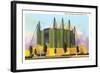 Travel Building, Chicago World's Fair-null-Framed Art Print