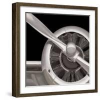 Travel by Air Dark III-Marco Fabiano-Framed Art Print