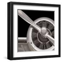 Travel by Air Dark III-Marco Fabiano-Framed Art Print