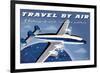 Travel By Air, History of Civil Aviation Posters-Michael Crampton-Framed Premium Giclee Print