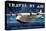 Travel By Air, Imperial Airways Empire Flying Boat-Michael Crampton-Stretched Canvas