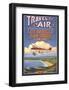 Travel by Air-Kerne Erickson-Framed Art Print