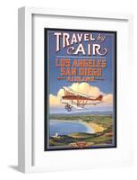 Travel by Air-Kerne Erickson-Framed Art Print