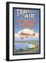 Travel by Air-Kerne Erickson-Framed Art Print