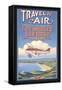 Travel by Air-Kerne Erickson-Framed Stretched Canvas