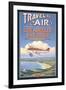 Travel by Air-Kerne Erickson-Framed Art Print