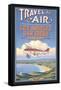 Travel by Air-Kerne Erickson-Framed Stretched Canvas