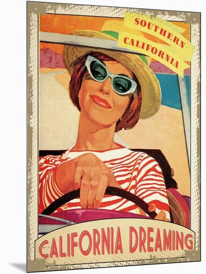 Travel California-null-Mounted Giclee Print
