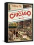 Travel Chicago-null-Framed Stretched Canvas