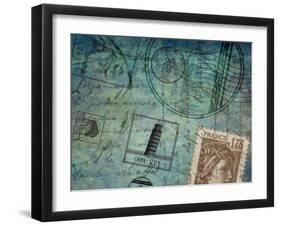 Travel Collage IV-SD Graphics Studio-Framed Art Print