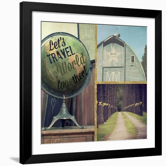 Travel Collection-Robin Dickinson-Framed Art Print