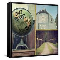 Travel Collection-Robin Dickinson-Framed Stretched Canvas