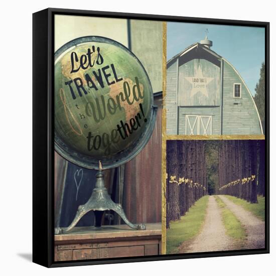 Travel Collection-Robin Dickinson-Framed Stretched Canvas