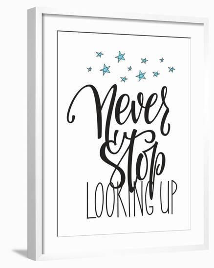 Travel Cosmos Life Style Romantic Love Trip Inspiration Quotes Lettering. Motivational Typography.-Lelene-Framed Art Print