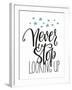 Travel Cosmos Life Style Romantic Love Trip Inspiration Quotes Lettering. Motivational Typography.-Lelene-Framed Art Print