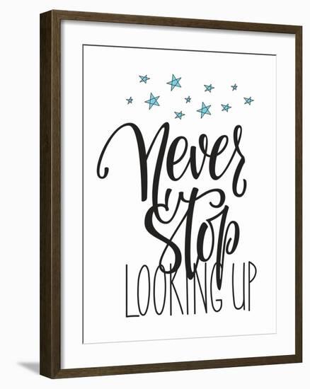 Travel Cosmos Life Style Romantic Love Trip Inspiration Quotes Lettering. Motivational Typography.-Lelene-Framed Art Print