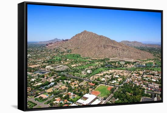 Travel Destination in the Desert-Tim Roberts Photography-Framed Stretched Canvas