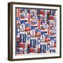 Travel Drop Pattern-Julie Goonan-Framed Giclee Print