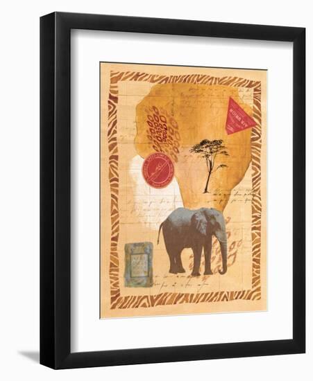 Travel Elephant-Fernando Leal-Framed Art Print