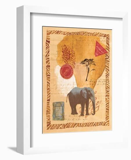 Travel Elephant-Fernando Leal-Framed Art Print