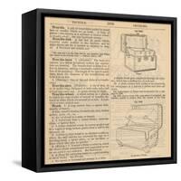 Travel Encyclopedia "Trundle & Trunks"-Piddix-Framed Stretched Canvas