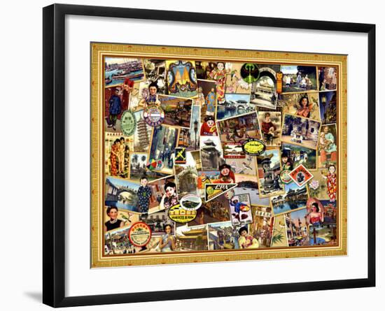 Travel Exotic Asia-Kate Ward Thacker-Framed Giclee Print