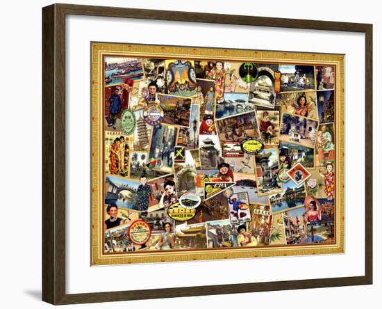 Travel Exotic Asia-Kate Ward Thacker-Framed Giclee Print